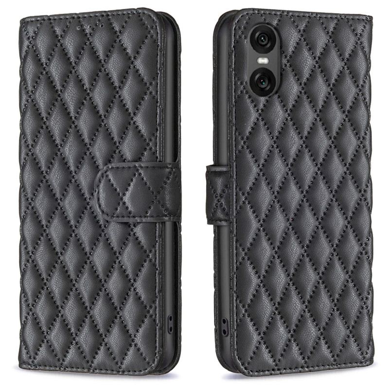 Bőrtok Sony Xperia 10 Vi Steppelt Binfen Szín