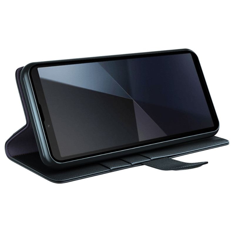 Bőrtok Sony Xperia 10 Vi Valódi Bőr