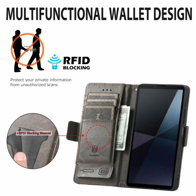 Kinyitható Tokok Sony Xperia 10 Vi Caseneo Rfid Blokkolás