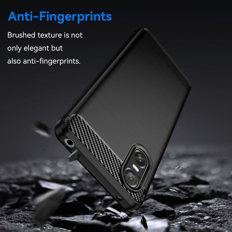 Telefontok Sony Xperia 10 Vi Szálcsiszolt Szénszál