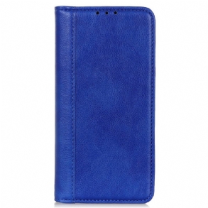 Fliptok Samsung Galaxy M23 5G Bőrtok Hasított Bőr