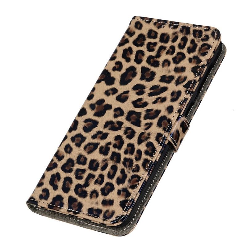 Fliptok Samsung Galaxy M23 5G Leopárd Bőrhatás