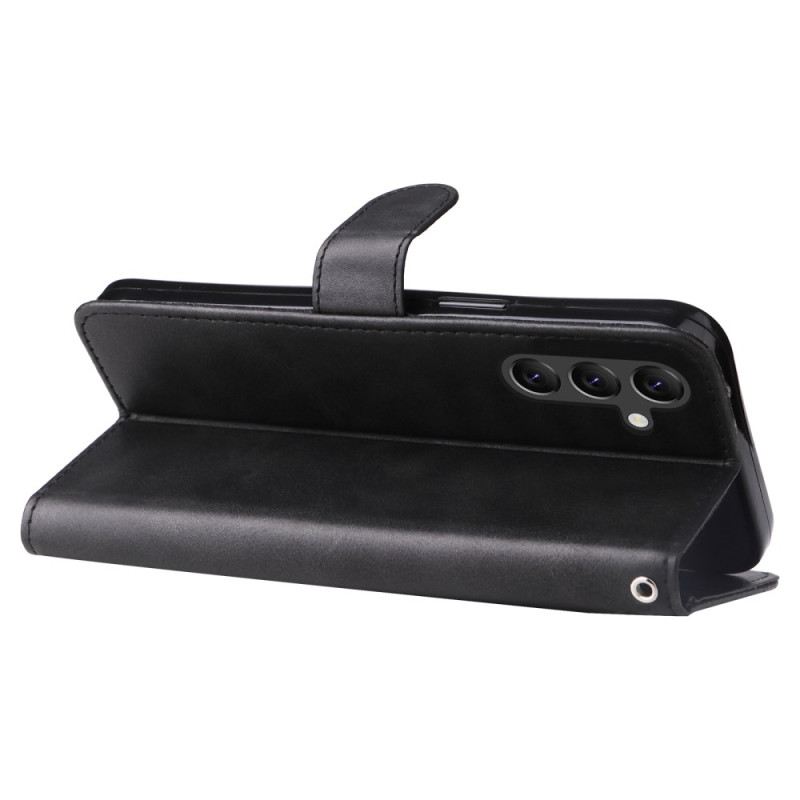 Bőrtok Samsung Galaxy A15 Elülső Érmetáska