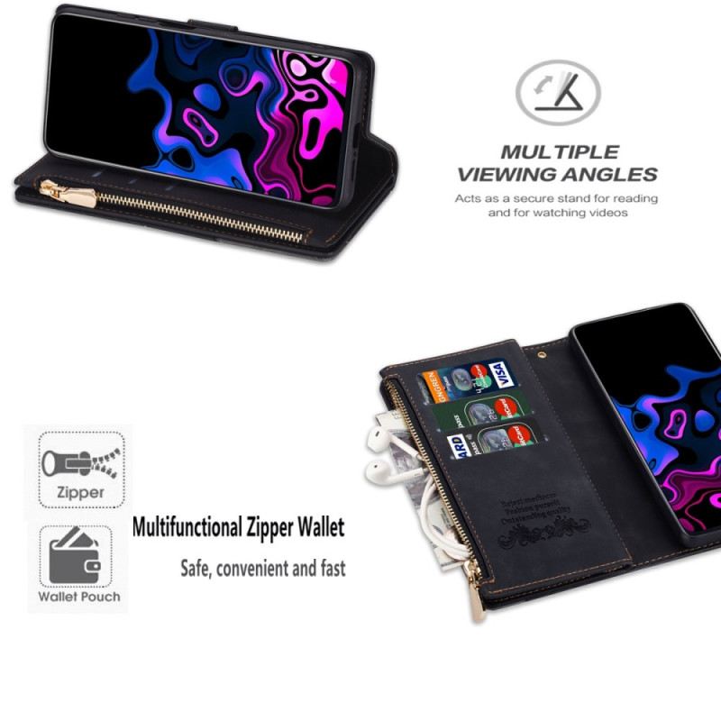 Bőrtok Samsung Galaxy A15 Gyémánt Érme Pénztárca