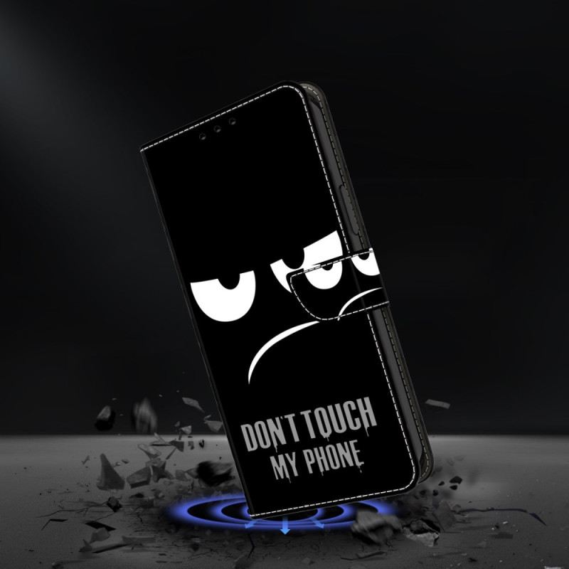 Bőrtok Samsung Galaxy A15 Ne Érintse Meg A Telefonomat