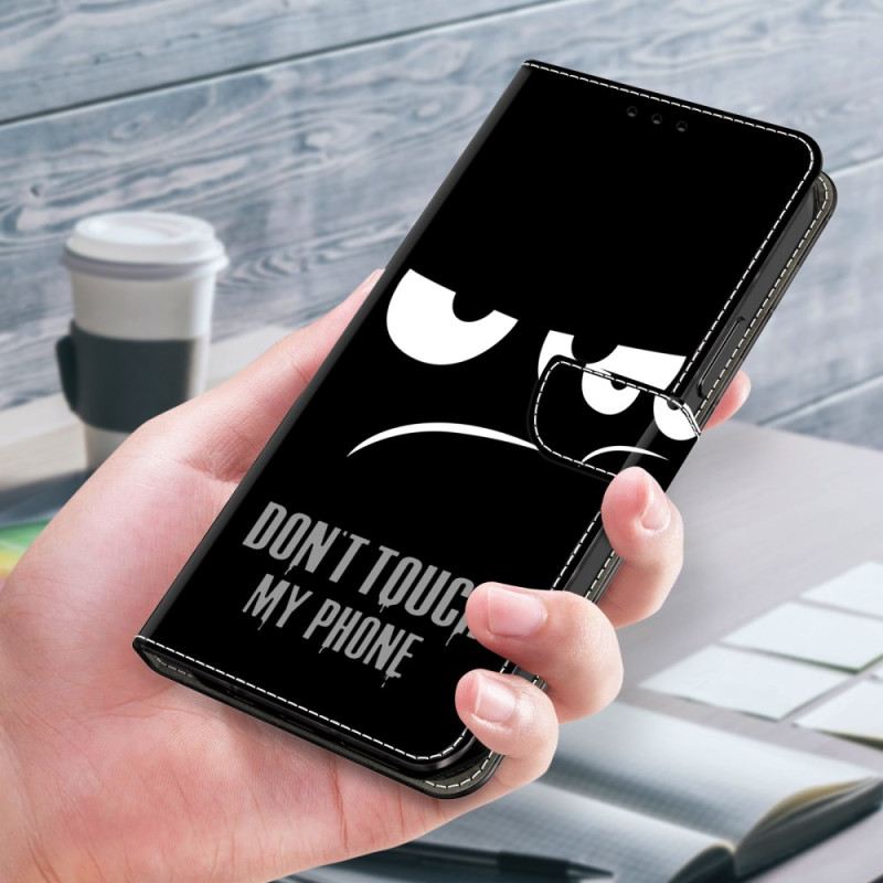 Bőrtok Samsung Galaxy A15 Ne Érintse Meg A Telefonomat