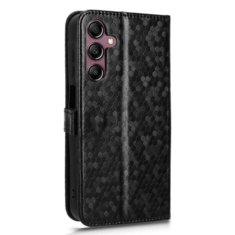 Bőrtok Samsung Galaxy A15 Ragyogó Szíj