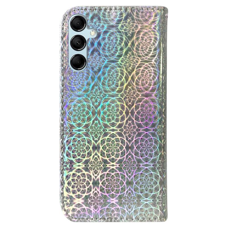 Bőrtok Samsung Galaxy A15 Strappy Disco Stílus