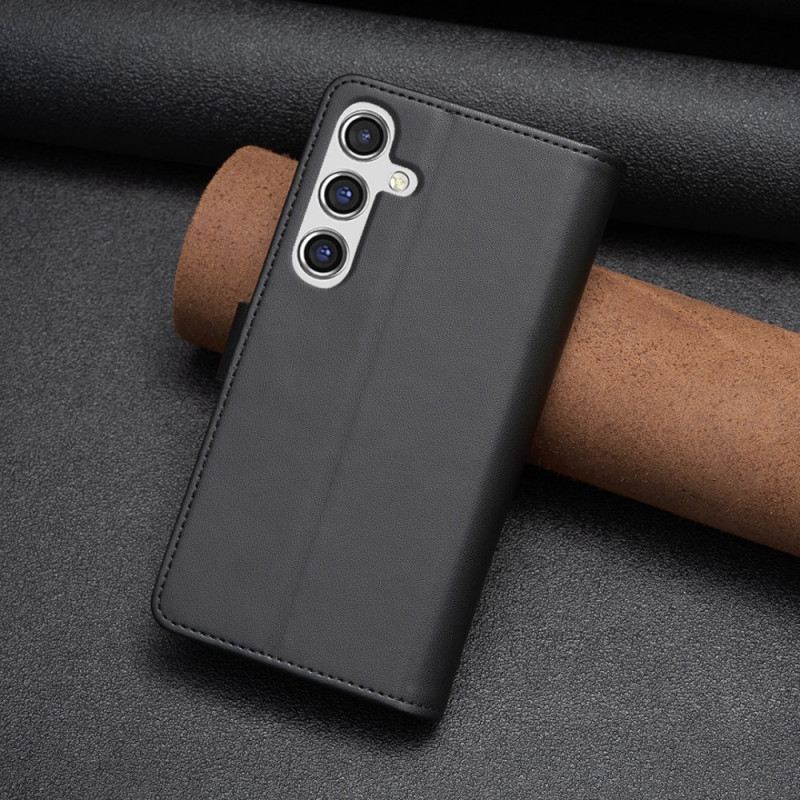 Bőrtok Samsung Galaxy A15 Szíjas Érmepénztárca