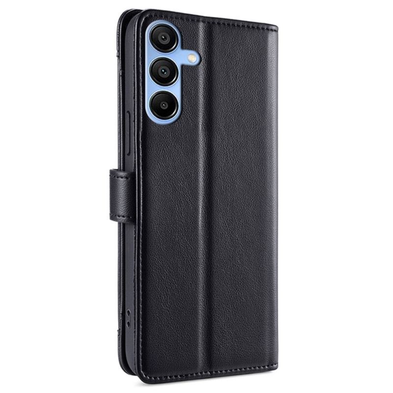 Bőrtok Samsung Galaxy A15 Zsinór És Vállszíj