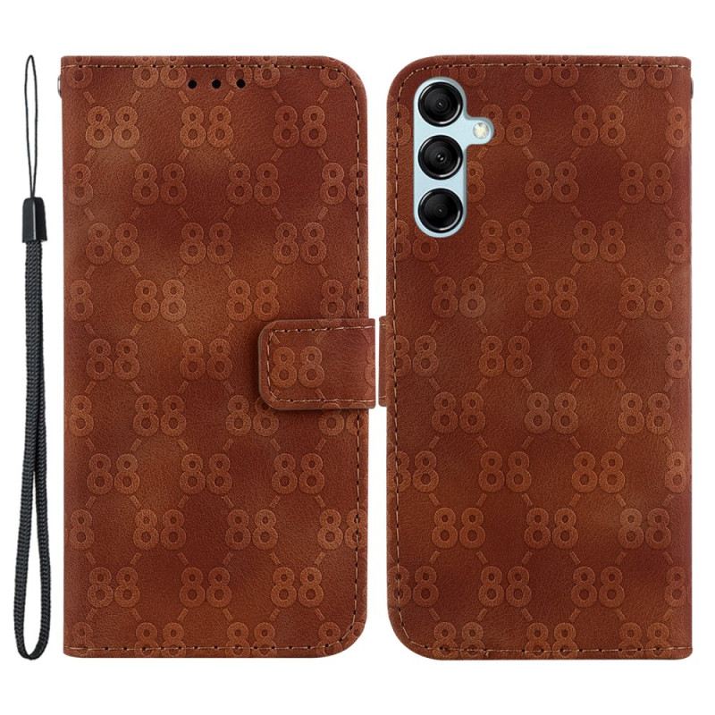 Fliptok Samsung Galaxy A15 88-as Kivitel Hevederrel