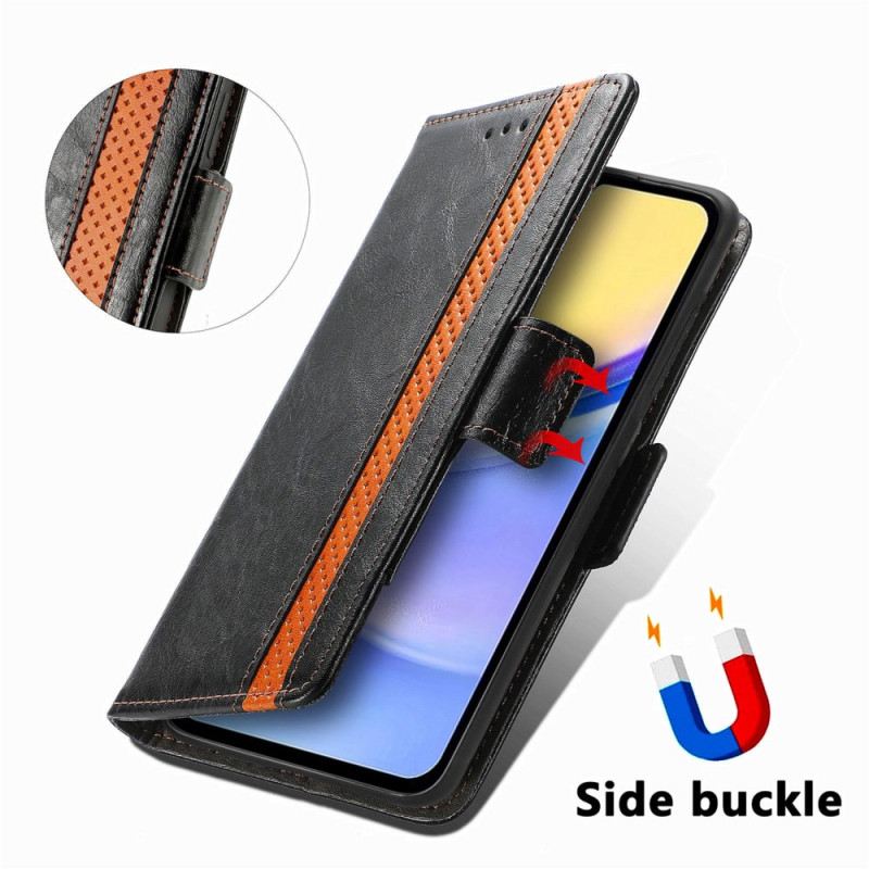 Fliptok Samsung Galaxy A15 Kéttónusú Rfid Blokkoló Caseneo