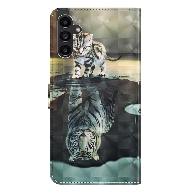 Fliptok Samsung Galaxy A15 Macska És Tigris