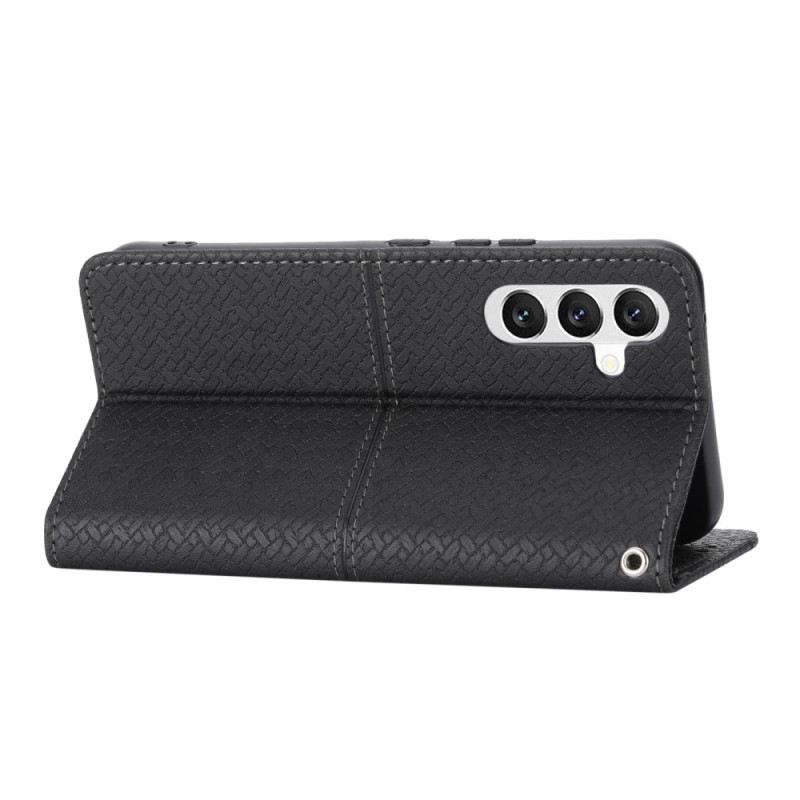 Fliptok Samsung Galaxy A15 Pántos Szőtt Kivitel