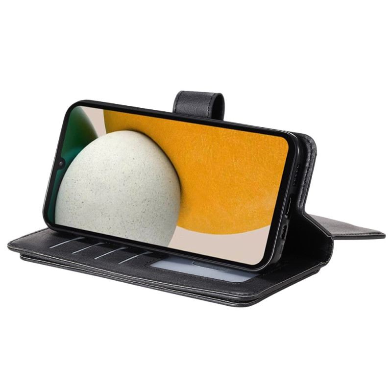 Kinyitható Bőrtok Samsung Galaxy A15 10 Kártyabirtokos