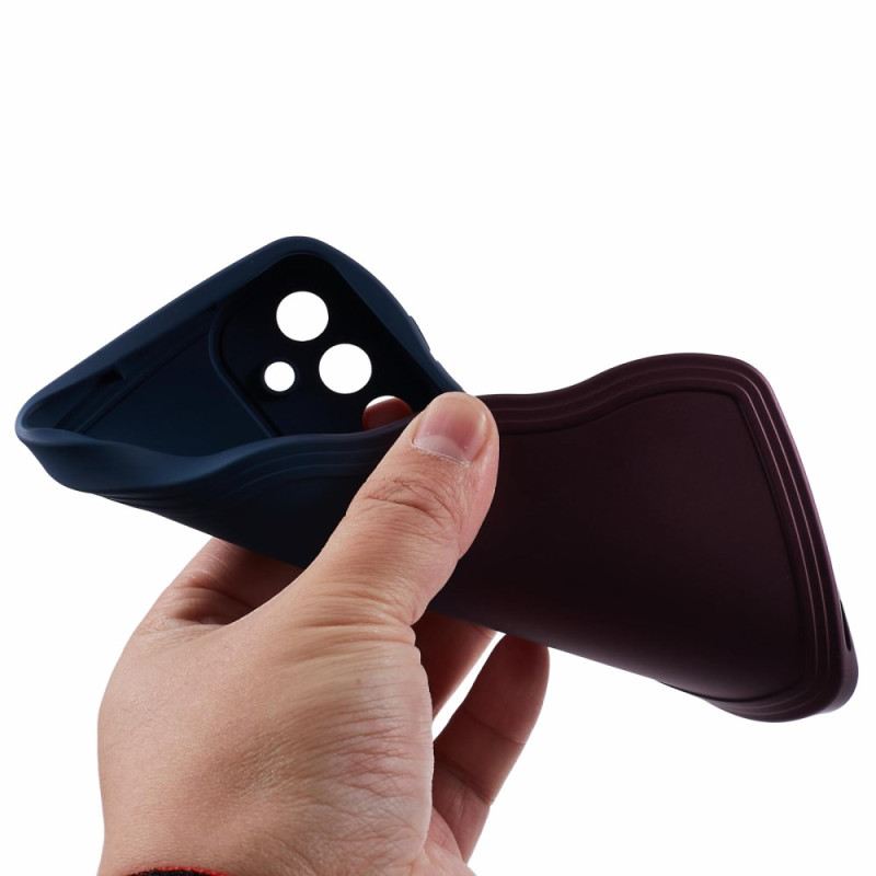 Mobiltelefon Tokok Samsung Galaxy A15 Kéttónusú Hullámos Szilikon