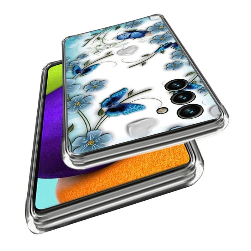 Telefontok Samsung Galaxy A15 Pillangók És Virágok