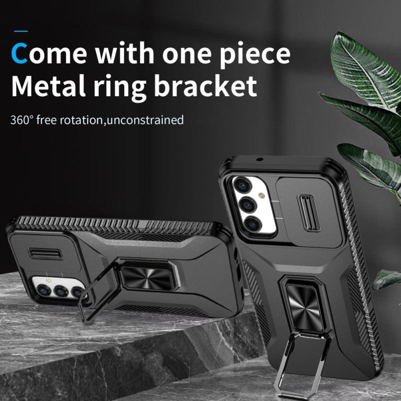 Tok Samsung Galaxy A15 Kétrétegű Ütésálló És Csúszó Lencsevédő