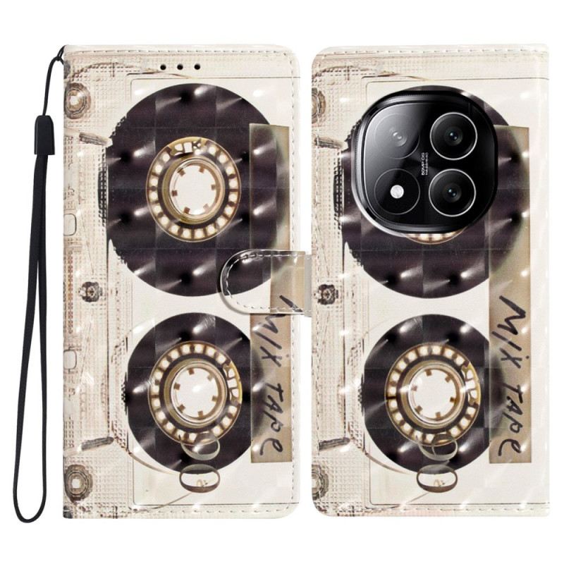 Bőrtok Xiaomi Redmi Note 14 Pro Plus 5g 3d Kazetta