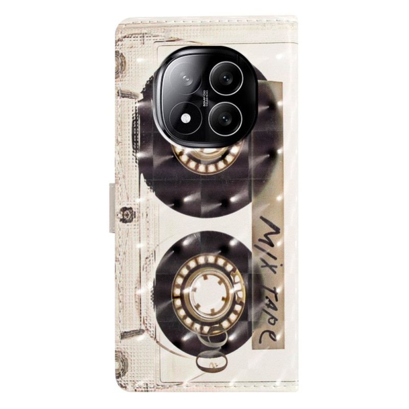 Bőrtok Xiaomi Redmi Note 14 Pro Plus 5g 3d Kazetta