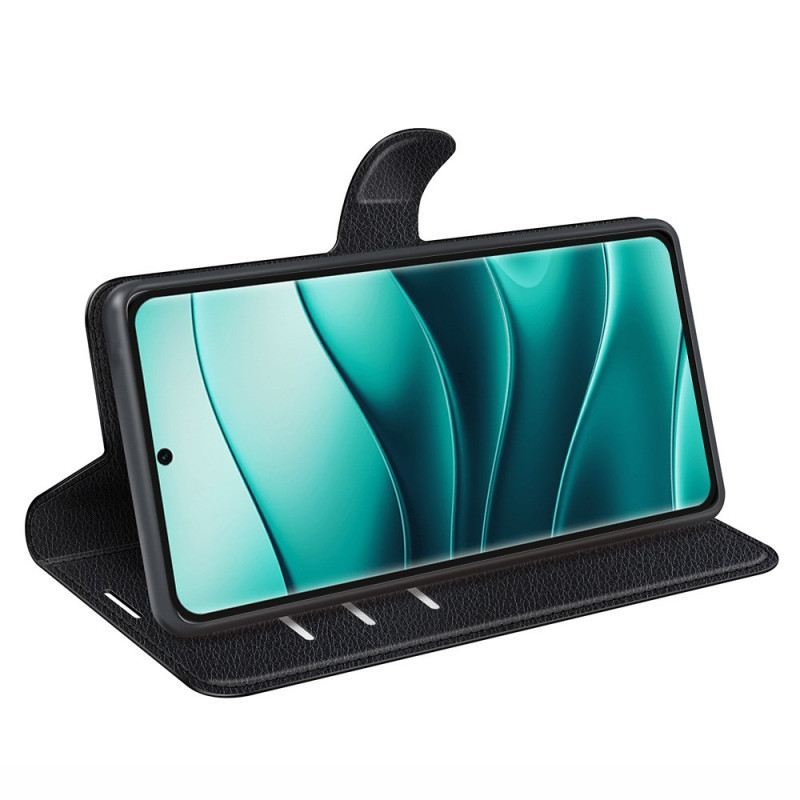 Bőrtok Xiaomi Redmi Note 14 Pro Plus 5g Klasszikus Licsi Műbőr