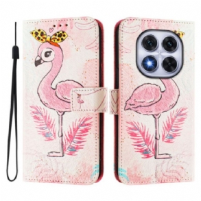 Bőrtok Xiaomi Redmi Note 14 Pro Plus 5g Madárminta