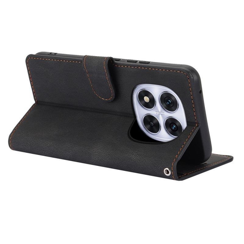 Bőrtok Xiaomi Redmi Note 14 Pro Plus 5g Pénztárcával És Állvánnyal