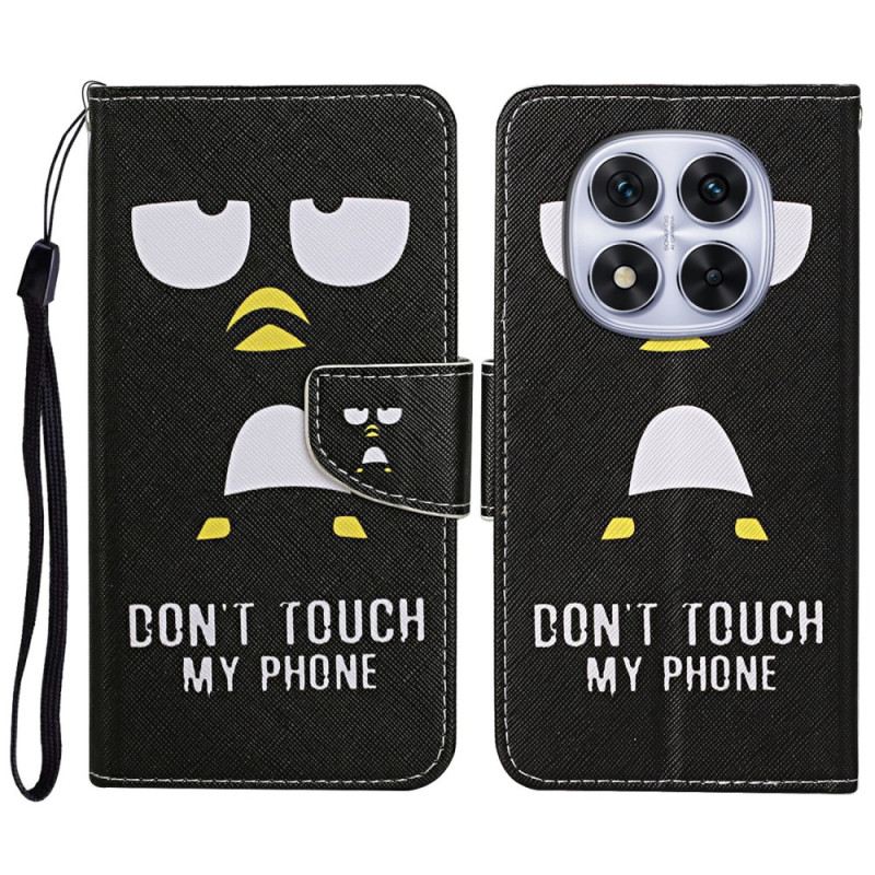 Bőrtok Xiaomi Redmi Note 14 Pro Plus 5g Pingvin Minta