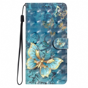 Fliptok Xiaomi Redmi Note 14 Pro Plus 5g 3d Pillangók