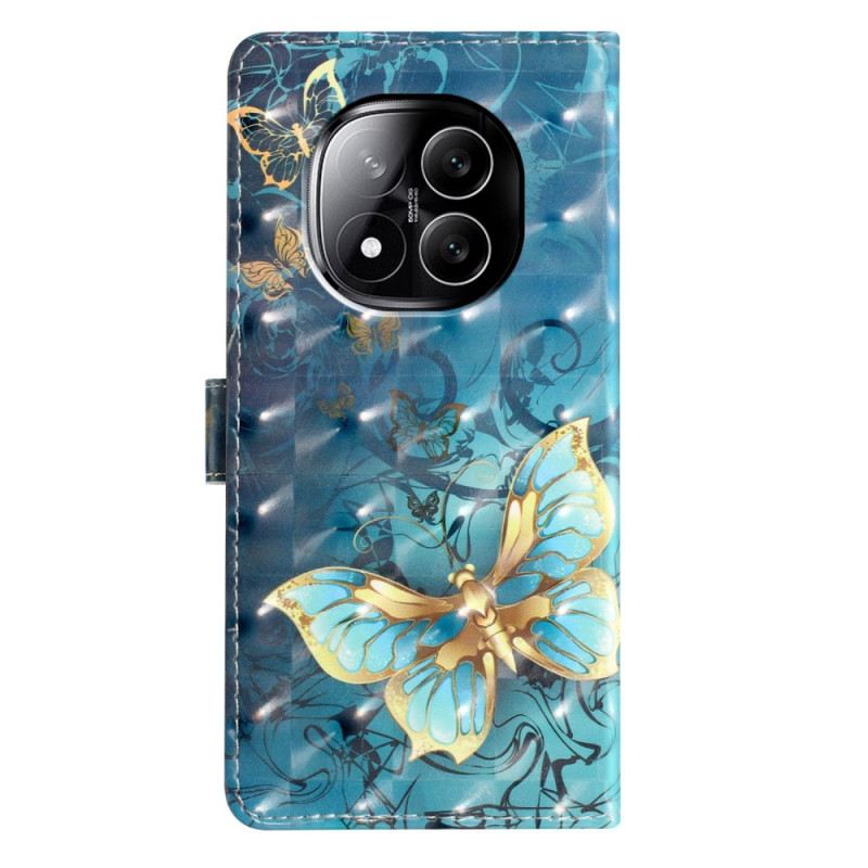 Fliptok Xiaomi Redmi Note 14 Pro Plus 5g 3d Pillangók