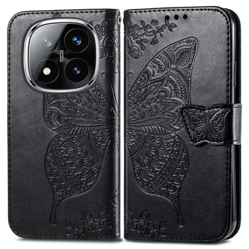 Fliptok Xiaomi Redmi Note 14 Pro Plus 5g Barokk Pillangó