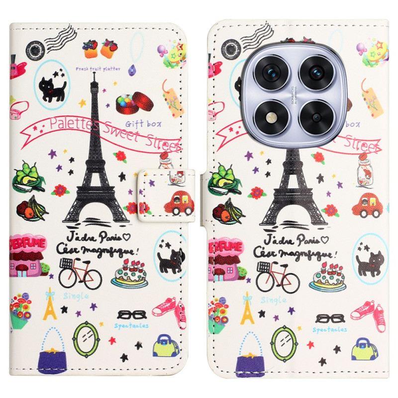 Fliptok Xiaomi Redmi Note 14 Pro Plus 5g Eiffel-torony