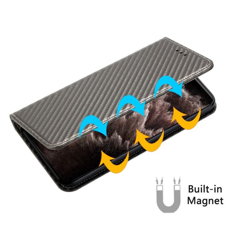 Fliptok Xiaomi Redmi Note 14 Pro Plus 5g Szénszálas Strap-on