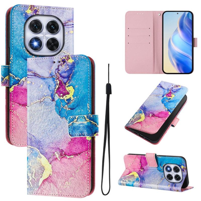 Fliptok Xiaomi Redmi Note 14 Pro Plus 5g Többszínű Márványminta