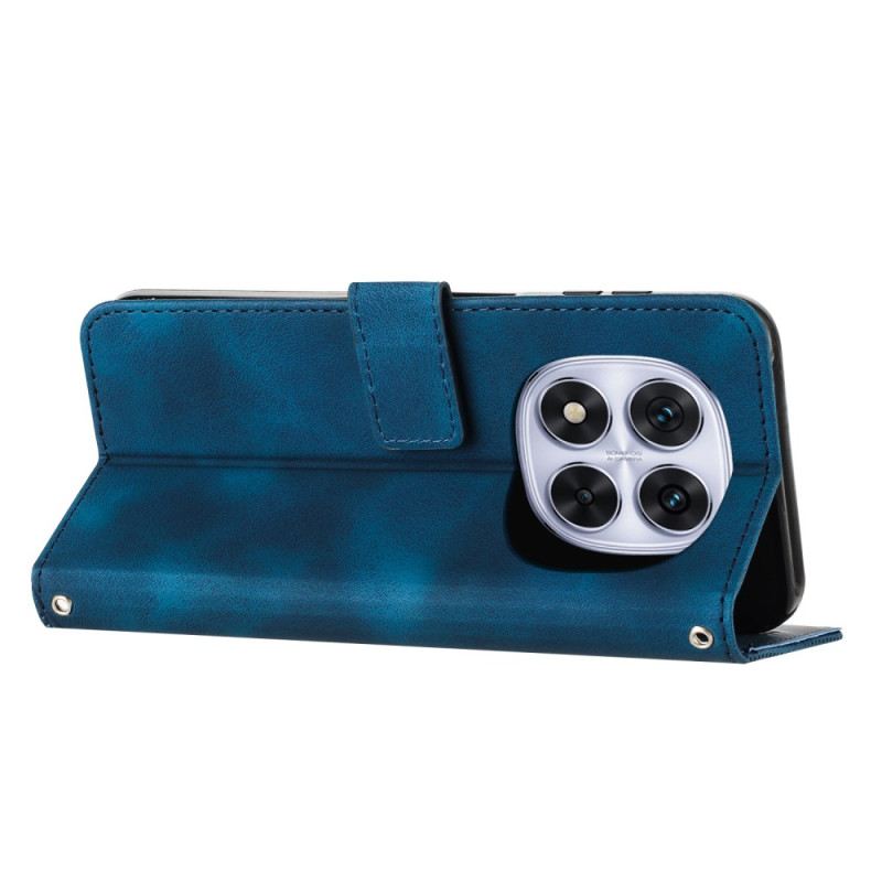 Fliptok Xiaomi Redmi Note 14 Pro Plus 5g Velúr Hatású Vonalak