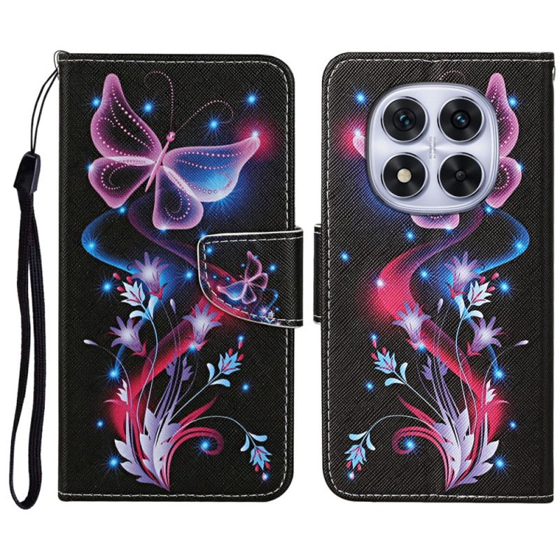 Fliptok Xiaomi Redmi Note 14 Pro Plus 5g Világító Pillangók