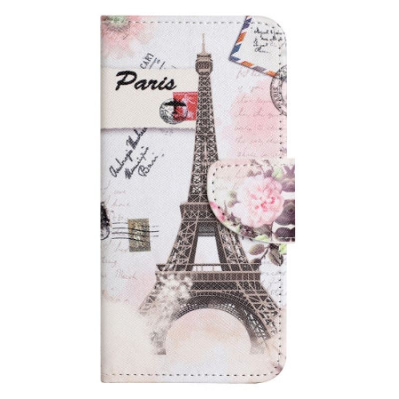 Fliptok Xiaomi Redmi Note 14 Pro Plus 5g Vintage Eiffel-torony
