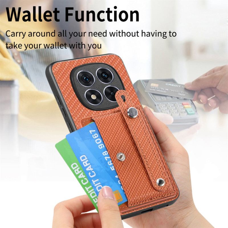 Mobiltelefon Tokok Xiaomi Redmi Note 14 Pro Plus 5g Kártyatartóval És Kézi Szíjjal