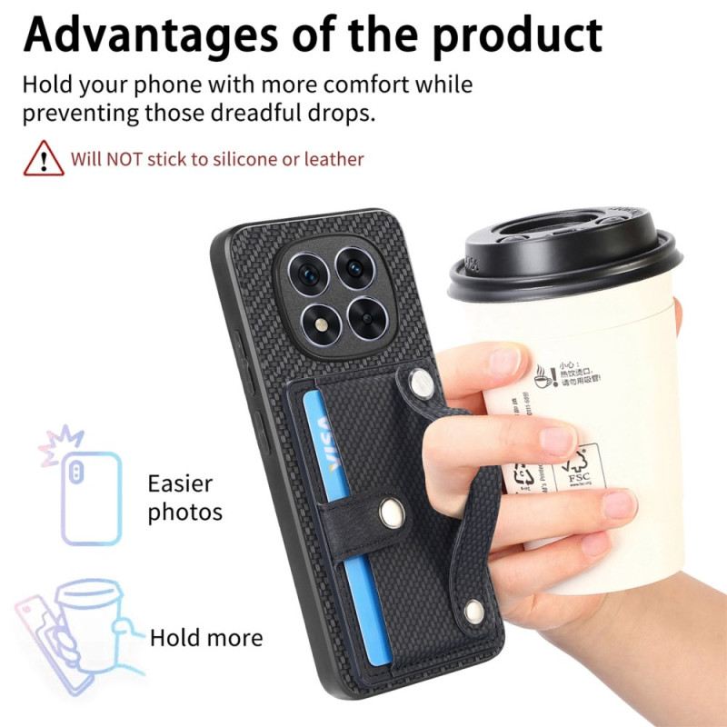 Mobiltelefon Tokok Xiaomi Redmi Note 14 Pro Plus 5g Kártyatartóval És Kézi Szíjjal