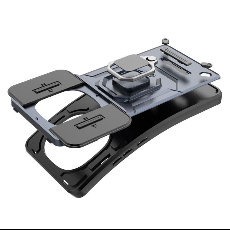 Mobiltelefon Tokok Xiaomi Redmi Note 14 Pro Plus 5g Tartós Gyűrű Lencsevédővel