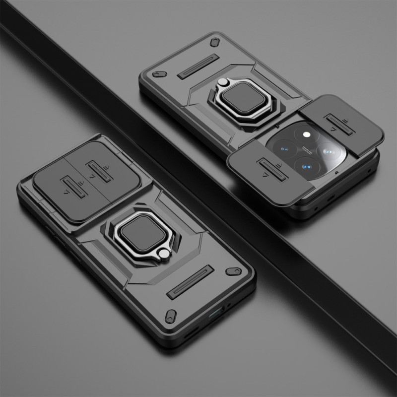 Mobiltelefon Tokok Xiaomi Redmi Note 14 Pro Plus 5g Tartós Gyűrű Lencsevédővel