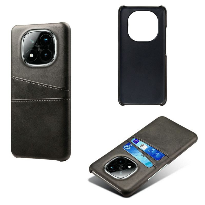 Tok Xiaomi Redmi Note 14 Pro Plus 5g Bőrhatású Kártyatartó