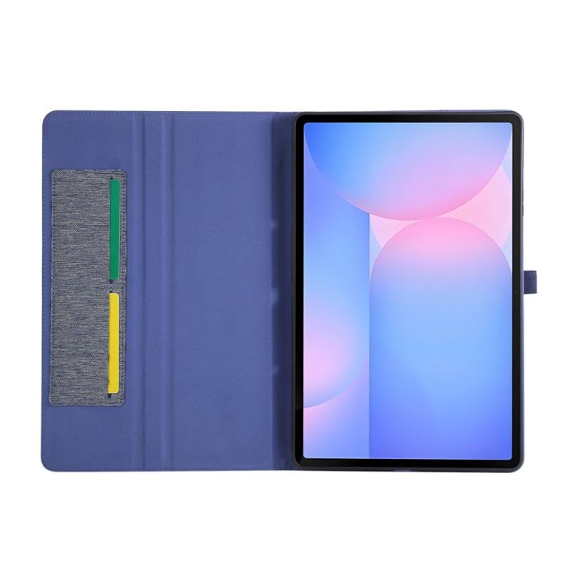 Bőrtok Samsung Galaxy Tab S10 Fe Plus Szövet