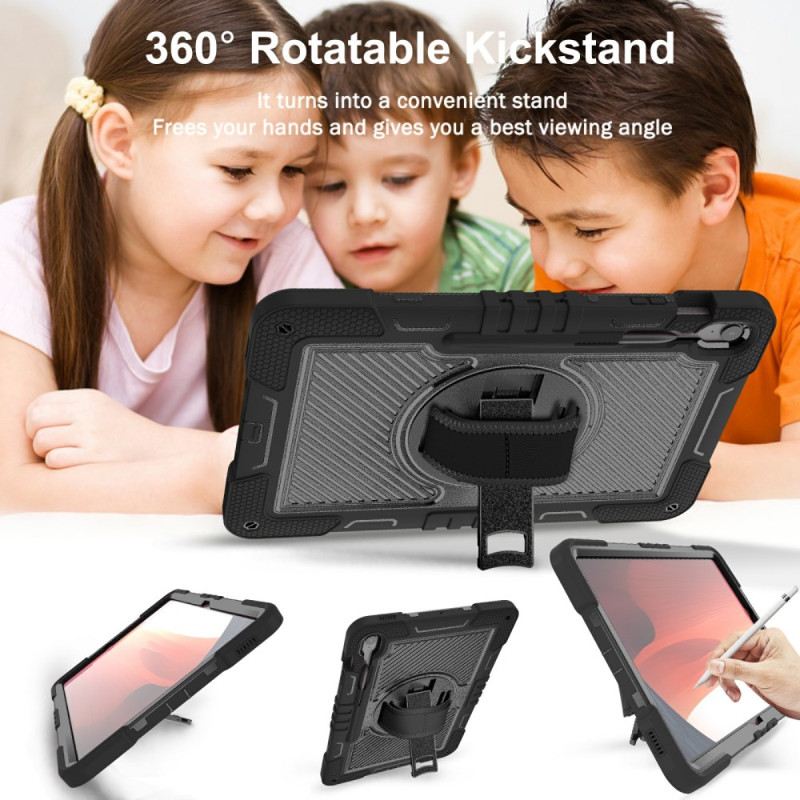 Mobiltelefon Tokok Samsung Galaxy Tab S10 Fe Plus Állvány És Vállpánt