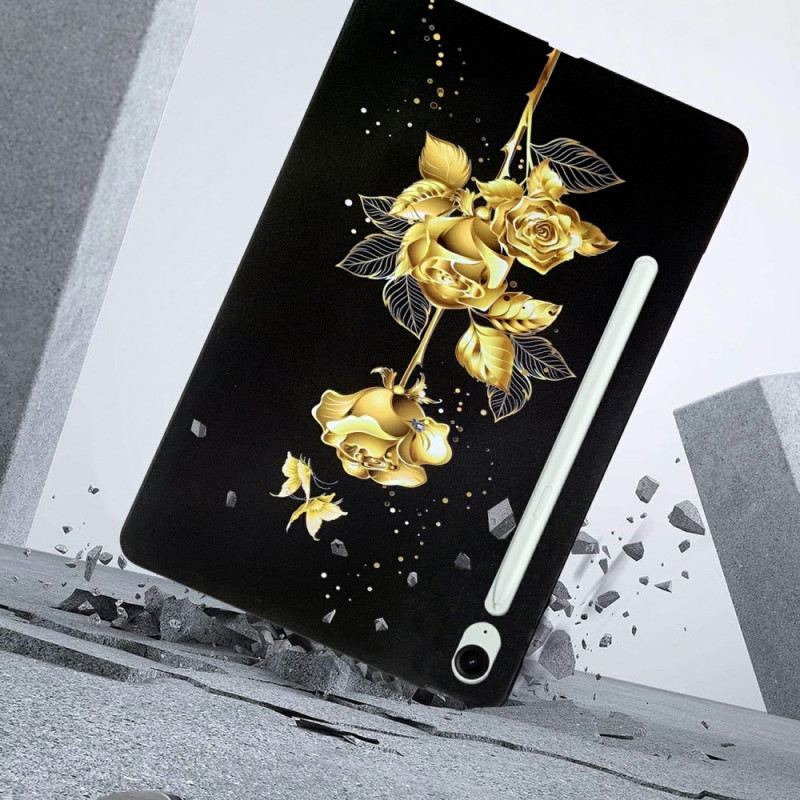 Mobiltelefon Tokok Samsung Galaxy Tab S10 Fe Plus Arany Rózsák