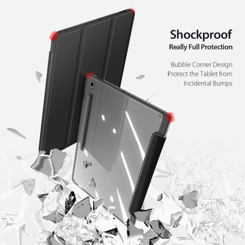 Samsung Galaxy Tab S10 Fe Plus Hárompaneles Átlátszó Hátlap