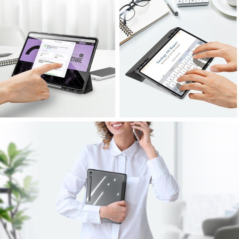 Samsung Galaxy Tab S10 Fe Plus Hárompaneles Átlátszó Hátlap