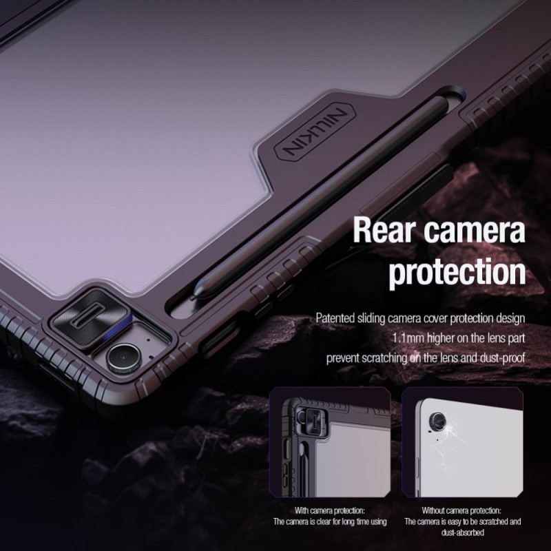 Samsung Galaxy Tab S10 Fe Plus Nillkin Lökhárító Origami Állvánnyal És Csúszó Fedéllel