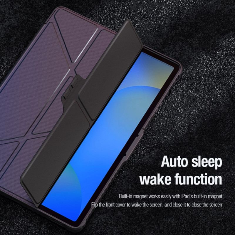 Samsung Galaxy Tab S10 Fe Plus Nillkin Lökhárító Origami Állvánnyal És Csúszó Fedéllel