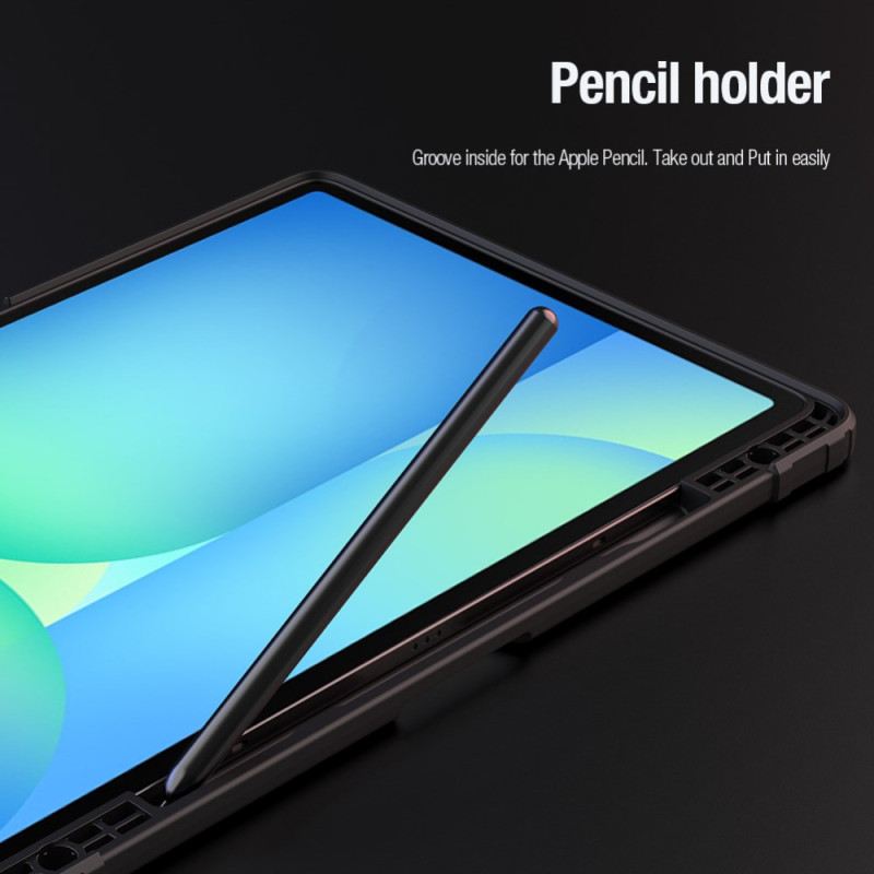 Samsung Galaxy Tab S10 Fe Plus Nillkin Lökhárító Origami Állvánnyal És Csúszó Fedéllel
